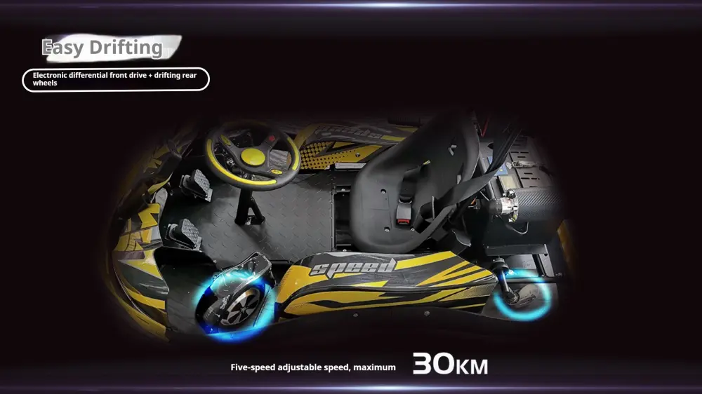 5 speed adjustable karting