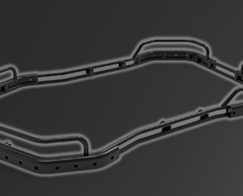 Go-kart anti-collision frame Go-kart anti-collision frame