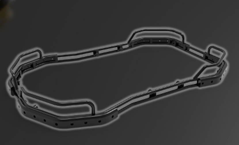Go-kart anti-collision frame