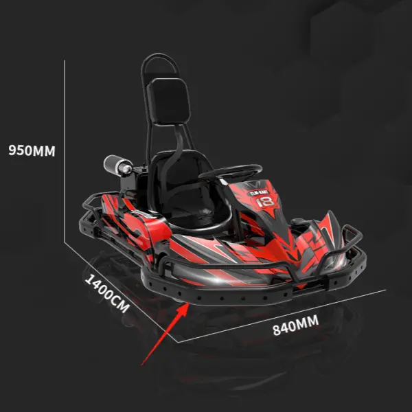 Karting anti-collision frame Karting anti-collision frame