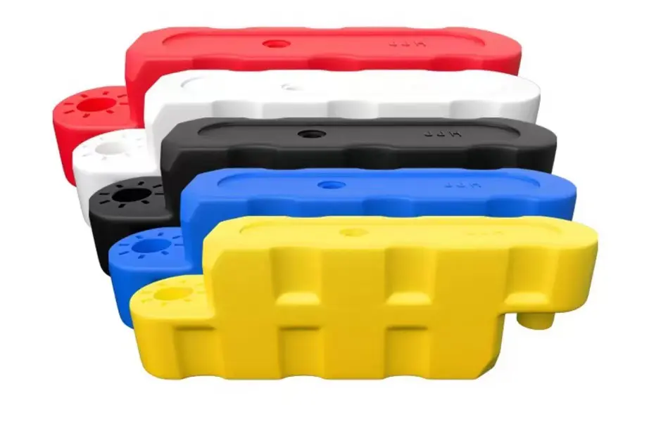 Water-Filled Barrier for Go Kart Track