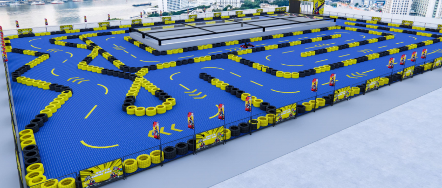2000m² Outdoor Racing Track