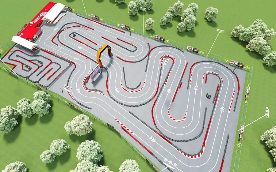 outdoor go kart track